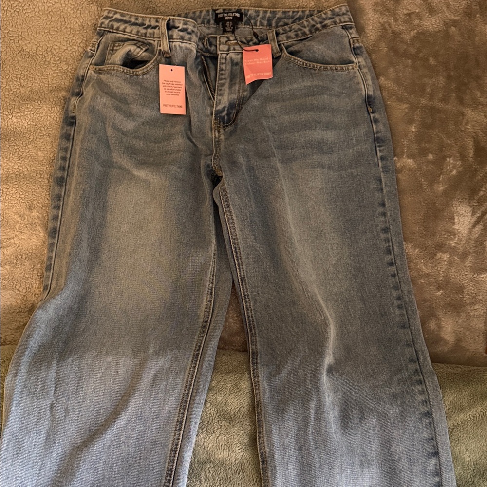 PrettyLittleThing Blue Denim Jeans